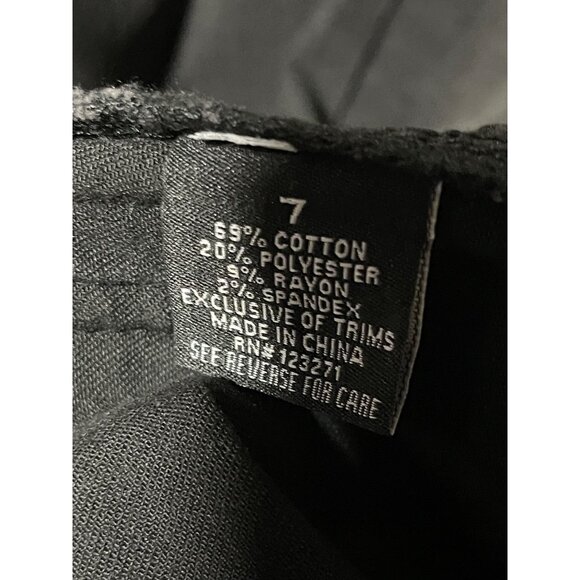 Harper & Ivy Womens Black Bootcut Jeans Jr Sz 7 Embellished Pockets Modern Boho - Picture 7 of 10